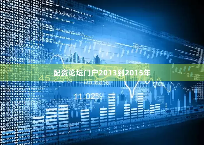 配资论坛门户2013到2015年